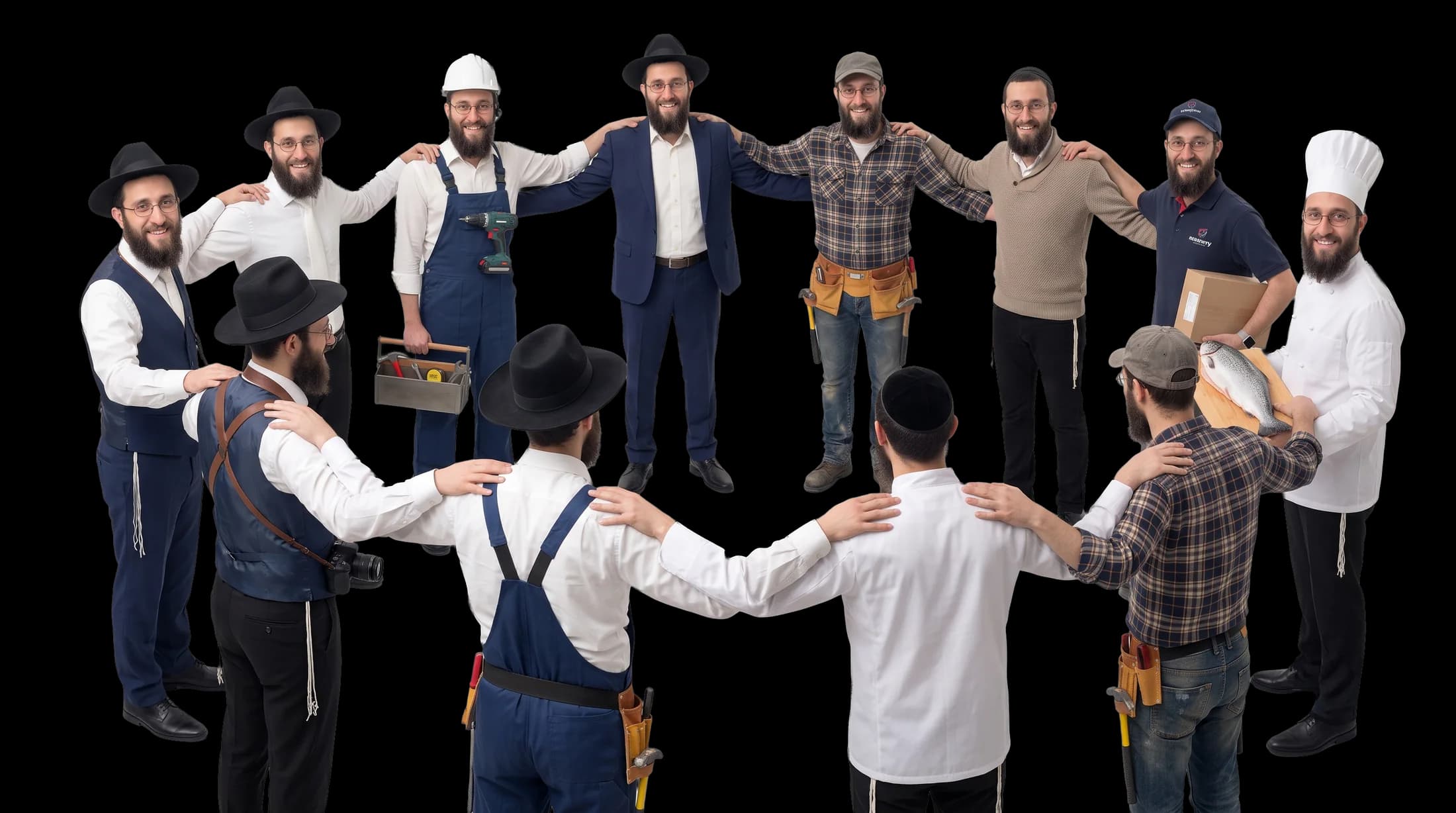 קהילה חב״דית גדולה מתכנסת יחד